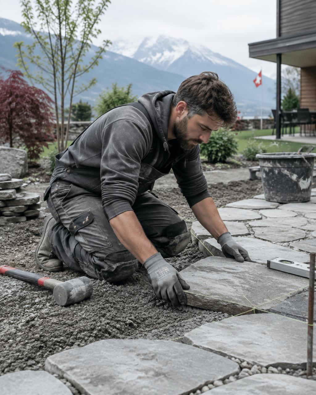 Gartenbau in Aktion